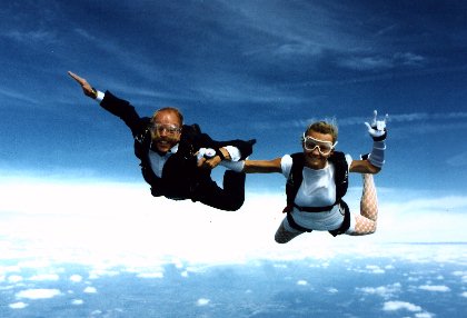 Fallschirmspringerhochzeit